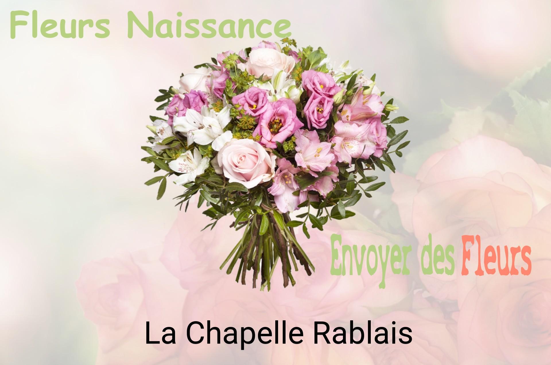 Bouquet de fleurs de naissance livré à La Chapelle-Rablais
